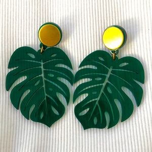 Ban.Do Palm Leaf Earrings
